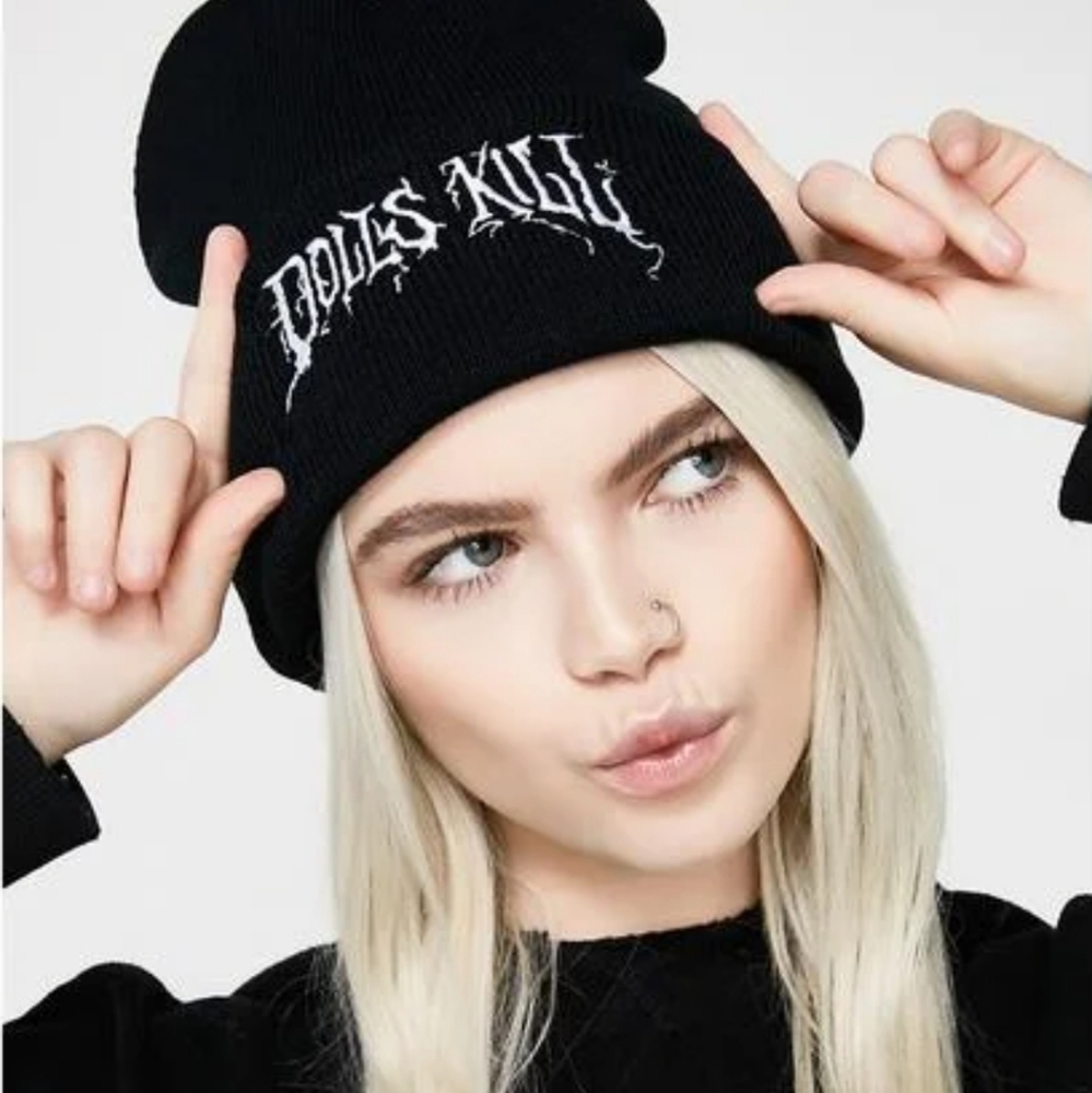 Dolls Kill - Embroidered Branch Logo Beanie Unisex